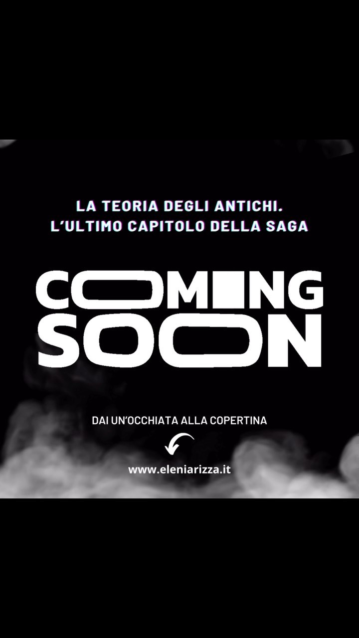 A breve, solo su AMAZON, sarà disponibile l’ultimo capitolo della saga che chiude la trilogia de LA TEORIA DEGLI ANTICHI!
Se sei fra quelli che hanno letto i primi due e non vedevi l’ora che arrivasse il terzo la tua attesa è quasi TERMINATA
se sei fra quelli che non si fidano a iniziare una saga prima della garanzia che ci sia una conclusione BANDO AGLI INDUGI,
se sei fra quelli che ancora ignorano l’esistenza di questi libri è proprio giunta l’ora di RIMEDIARE! 
#sfogliaerisfoglia #sfogliaerisfogliadileggerehovoglia